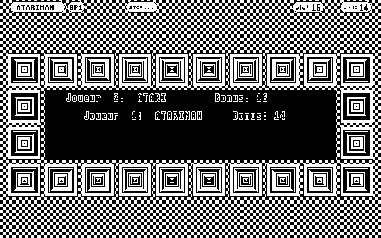 ST-Memory atari screenshot